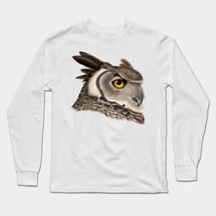 Great Horned Owl Long Sleeve T-Shirt